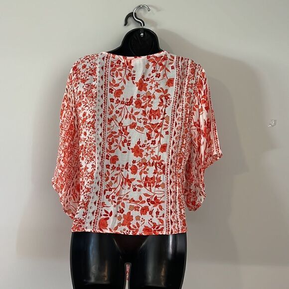 𝅺LOVESTITCH Boho Peasant Top With Bell Sleeves - Picture 7 of 8